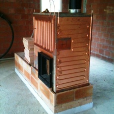 Speicherofen mit Absorbertechnik